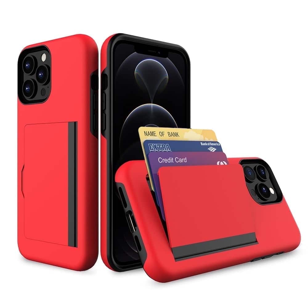 RomeTech - Rome Tech Wallet Case for iPhone 13 Pro - Red