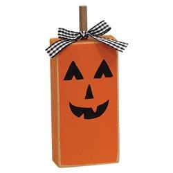 Angle. BreeBe - 3/Set Chunky Wooden Halloween Friend Sitters - Multicolor.