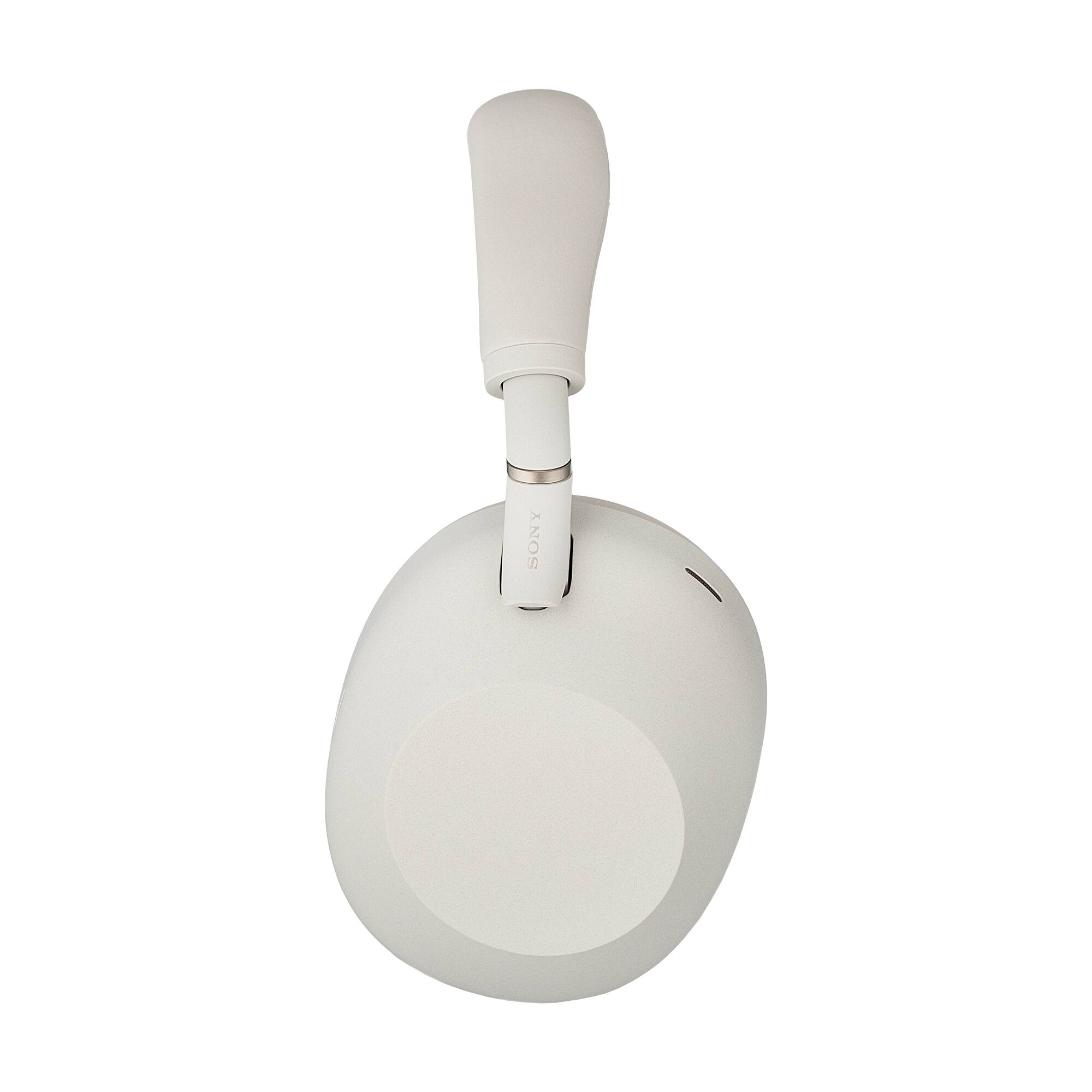 Back. Sony - Sony WH-1000XM6 Wireless Noise Canceling Overhead Headphones (Silver) - Bundle (International Model).