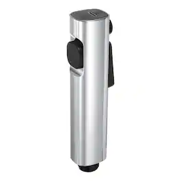Unique Bargains - Handheld Bidet Sprayer for Toilet Cleaning, Sprayer Kit Dual Spray Mode w/ Scraping Function & G1/2 Threaded (Style 3) - Silver