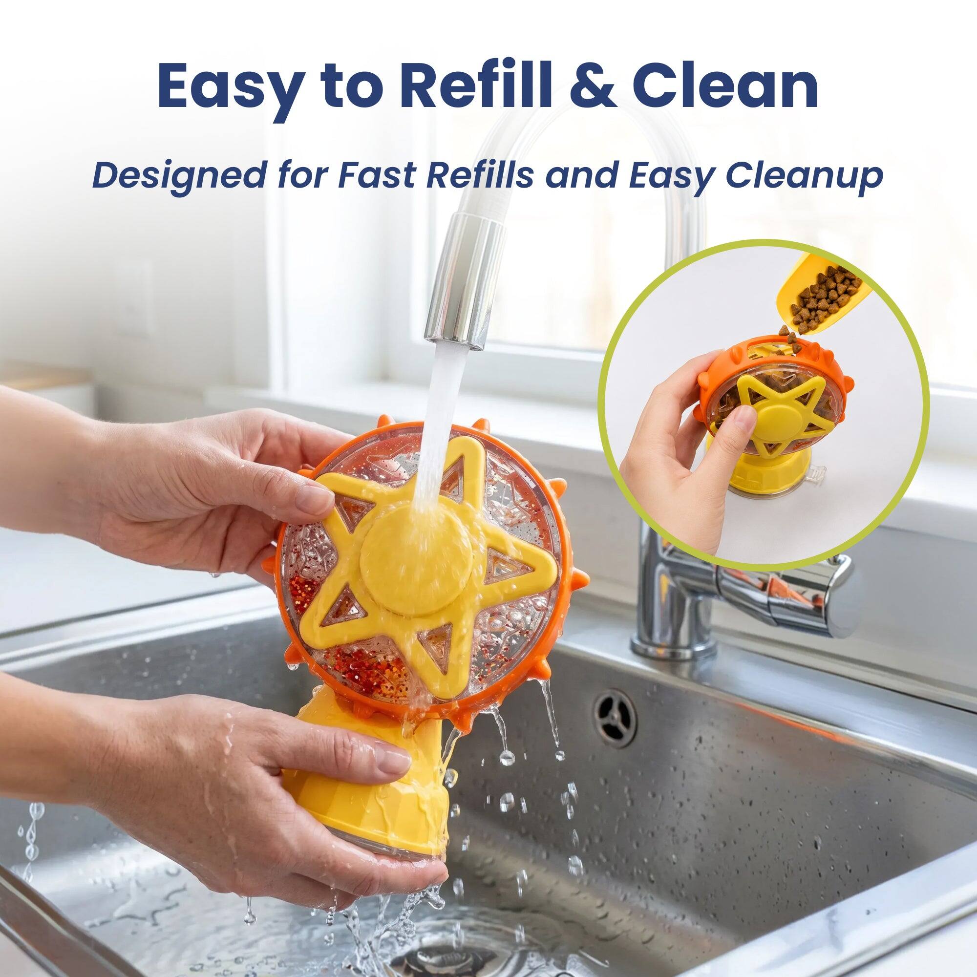 Easy to Refill & Clean  
Designed for Fast Refills and Easy Cleanup