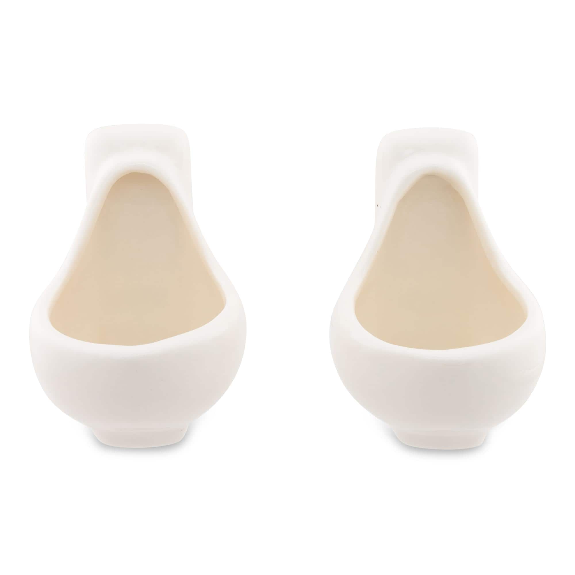 Silver Buffalo - Urinal 1-Ounce Sculpted Ceramic Shot Glasses | Set of 2 - White price history on PriceWatchPro