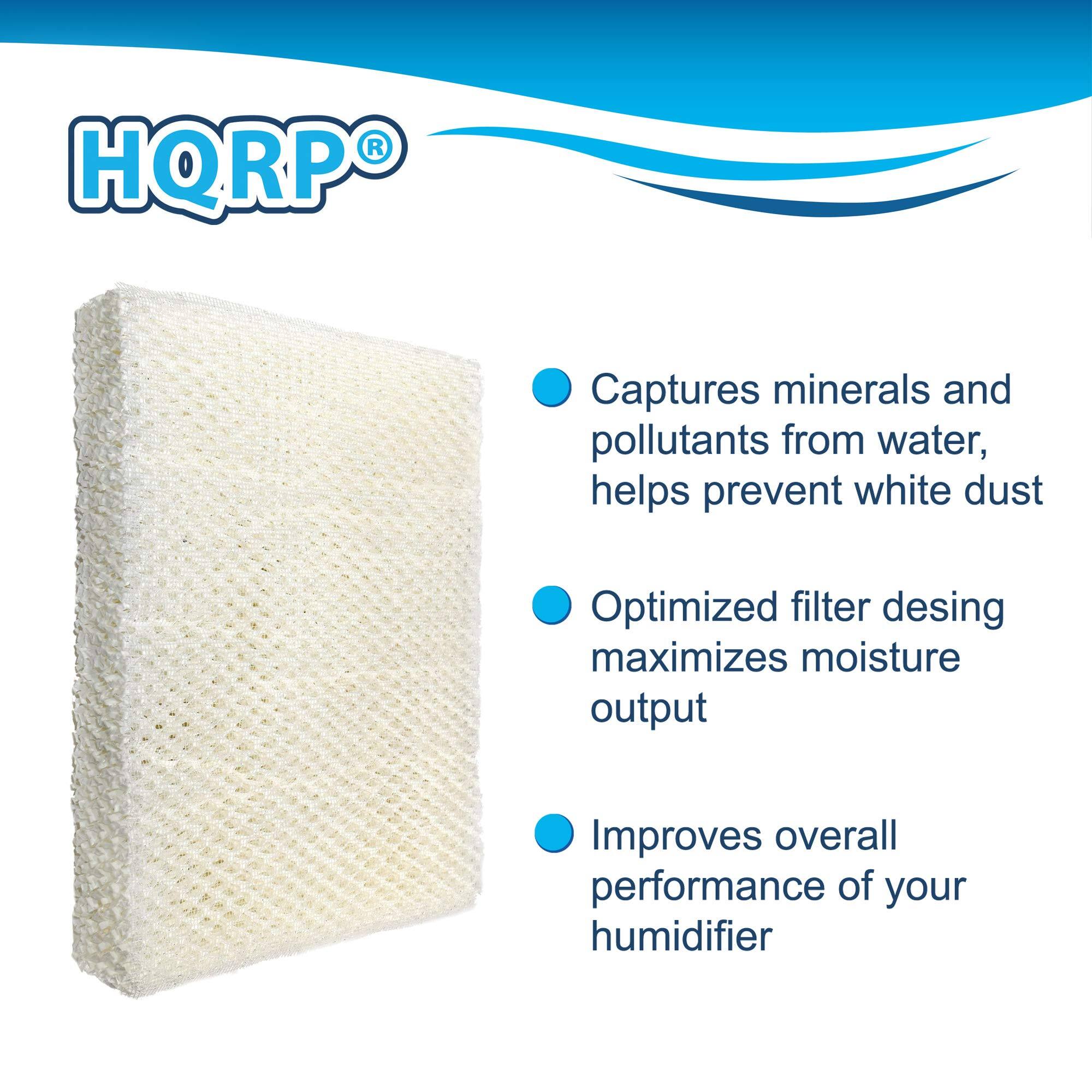 HQRP®

- Captures minerals and pollutants from water, helps prevent white dust
- Optimized filter design maximizes moisture output
- Improves overall performance of your humidifier