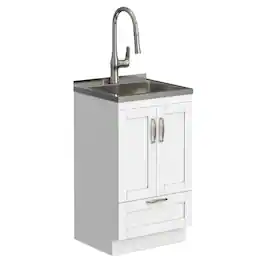 Reed All-In-One 20-inch Laundry Utility Sink and Cabinet