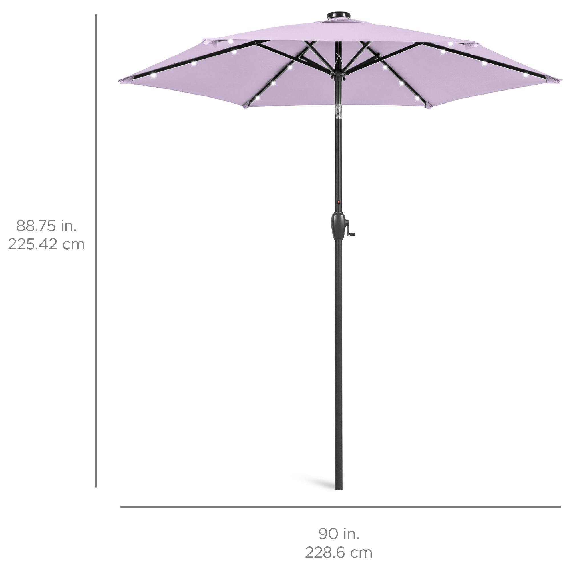 88.75 in.  
225.42 cm  

90 in.  
228.6 cm