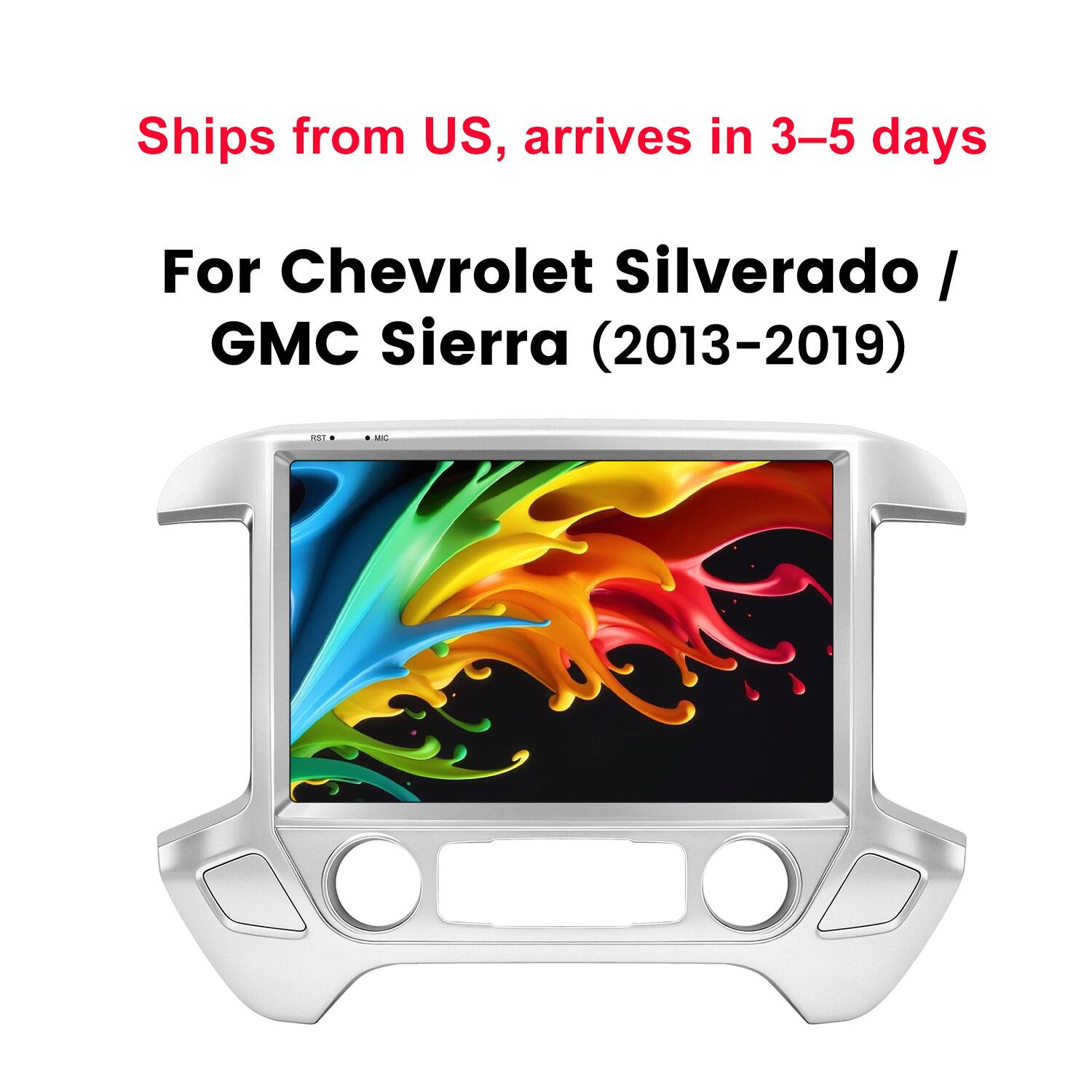 Ships from US, arrives in 3-5 days  
For Chevrolet Silverado / GMC Sierra (2013-2019)