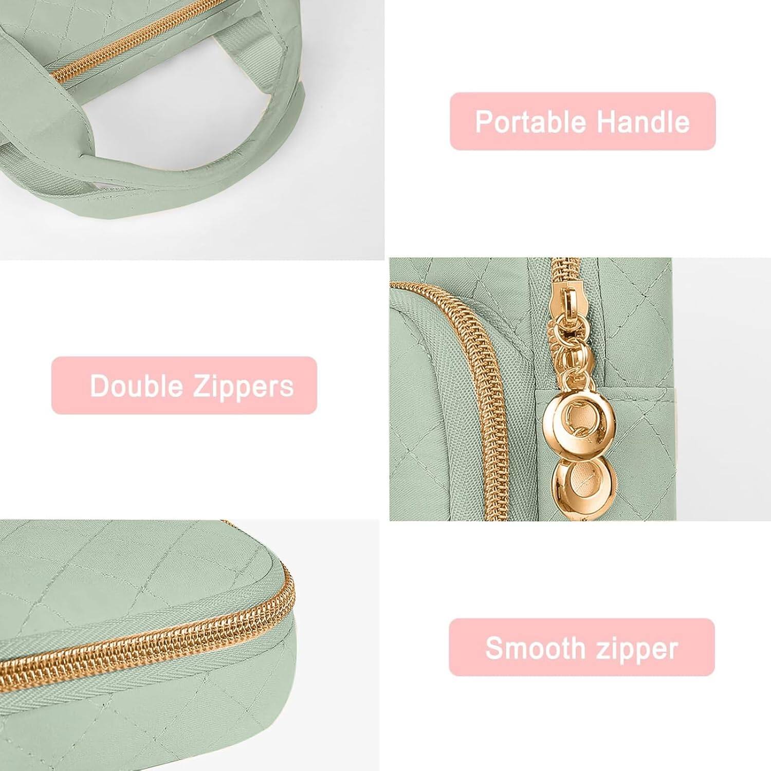 - Portable Handle
- Double Zippers
- Smooth zipper