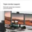 Triple Monitor Support: Work with Crystal Clear Resolution Up to 4K at 60 Hz.