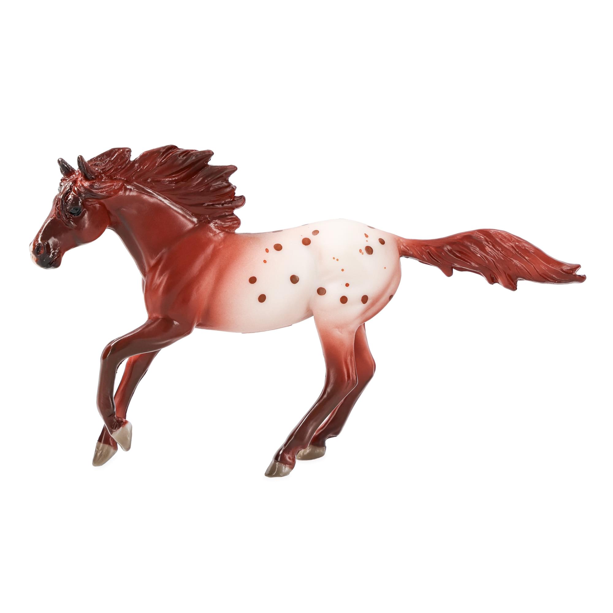Alt View 10. Breyer - Breyer Stablemates Horse Crazy 1:32 Scale Model Horse | Appaloosa - Purple.