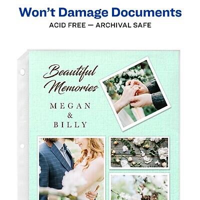 Won't Damage Documents  
ACID FREE – ARCHIVAL SAFE  

Beautiful Memories  
MEGAN & BILLY