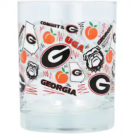 Indigo Falls - Georgia Bulldogs 14oz. Local Rocks Glass - Multicolor