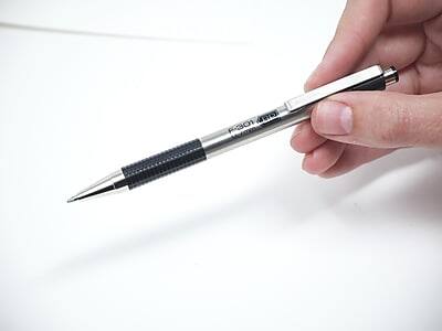 Alt View 2. Zebra -  F-301 Retractable Ballpoint Pen, Fine Point, 0.7mm, 2 Pack  - Black Ink.