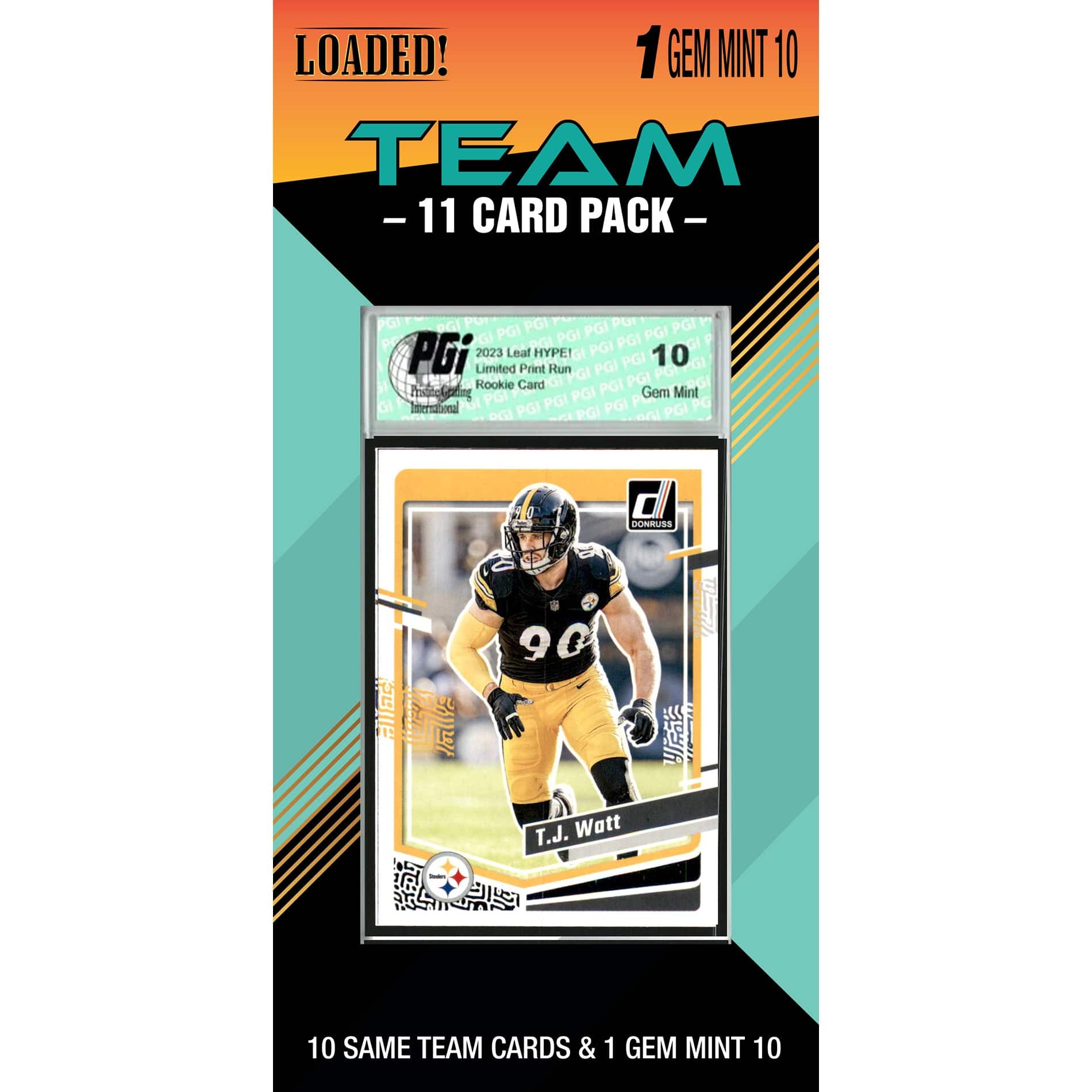 C&I Collectibles - Pittsburgh Steelers Trading Card Pack - Multicolor