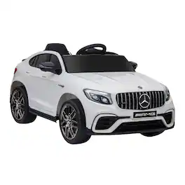 Aosom - 12V Toddler Ride On Car with Remote Control, Electric Car with 2 Speed, MP3, Light, Horn, Songs, Suspension