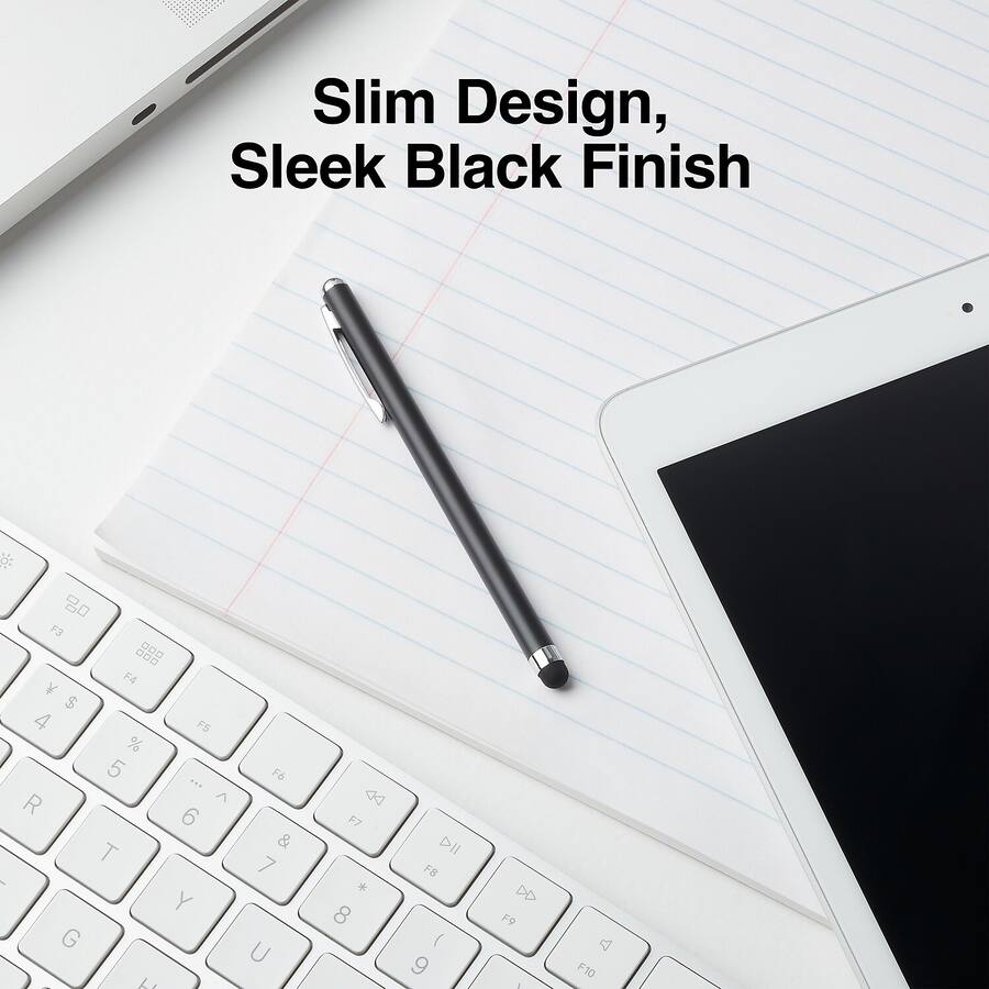 Staples TECH Staples Universal Slim Stylus, (ST51139 US) Black ST51139 ...