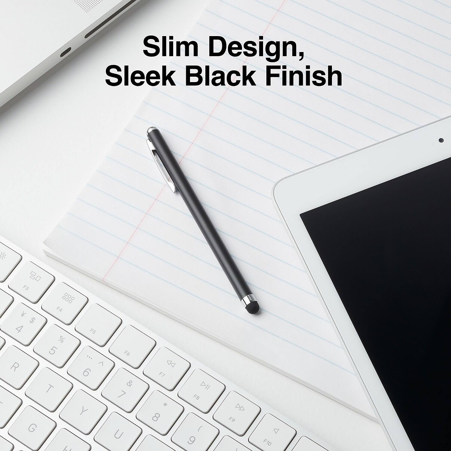 Slim Design, Sleek Black Finish