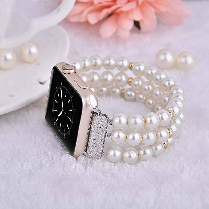 Back. Worryfree Gadgets - Worryfree Gadgets Apple Watch Band  Women Girls Fashion Replacement Wristbands - Silver.