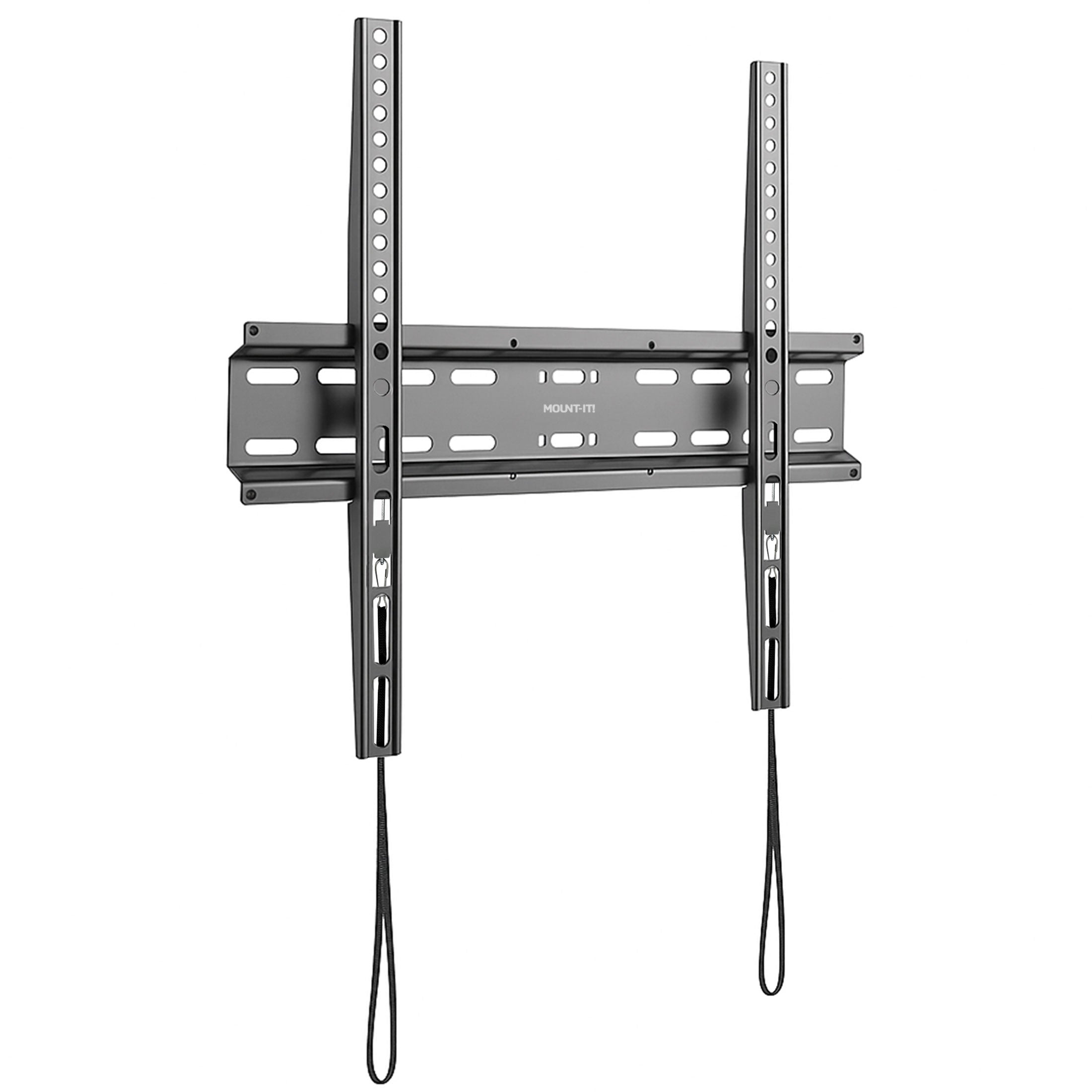 Alt View 4. Mount-It! - Low-Profile Fixed TV Wall Mount for 32–55" Screens, 77 lb Capacity, 1.1" Wall Clearance - Black.