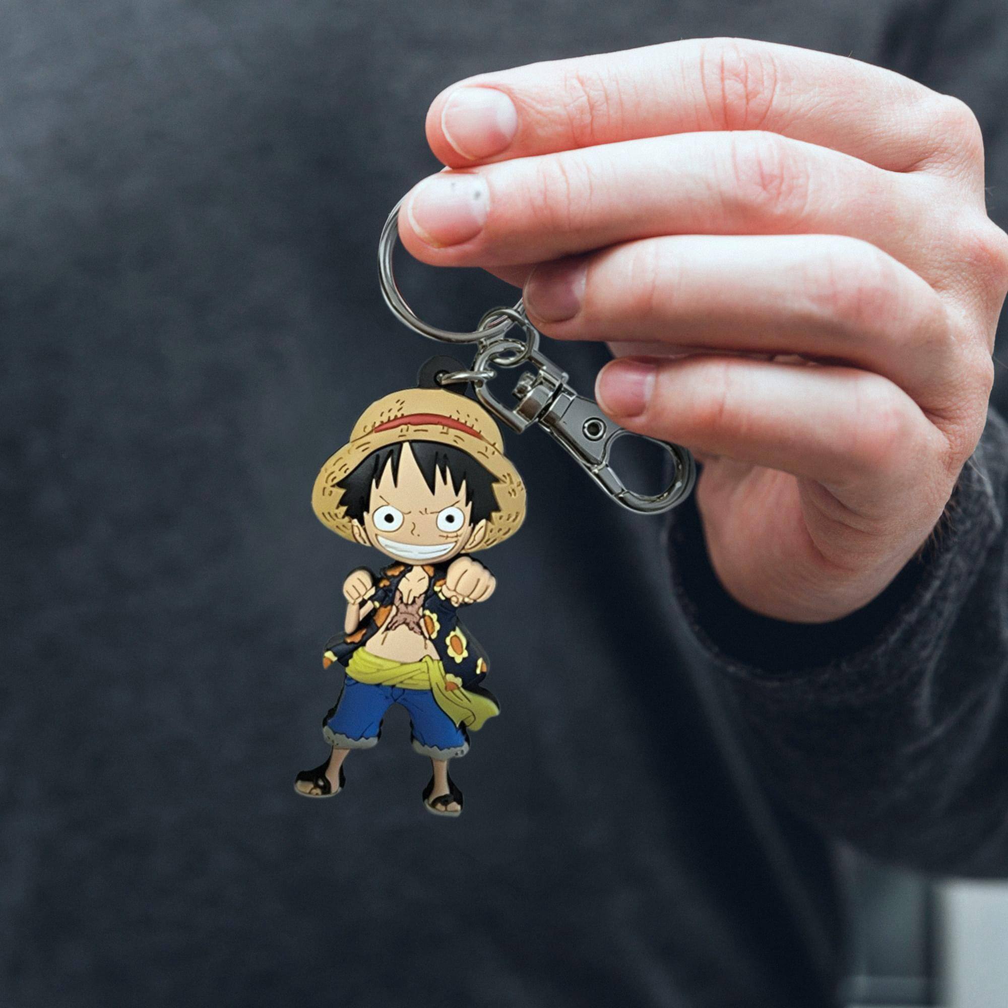 Alt View 1. Great Eastern - One Piece Luffy PVC Keychain - Multicolored.