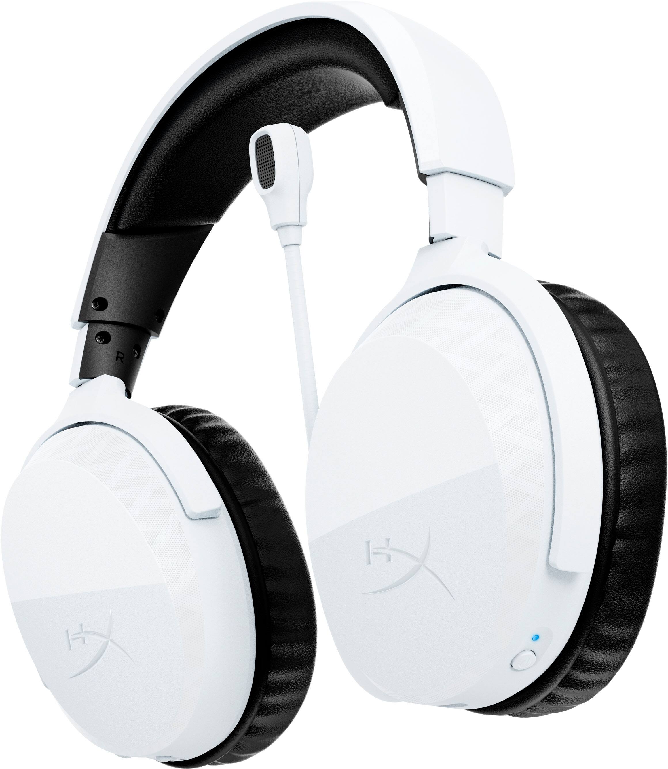Alt View 2. HyperX - Cloud Stinger 3 Wireless Gaming Headset w/ Adjustable Headband for PC, PS5, Xbox, Nintendo Switch, and Mobile - White.