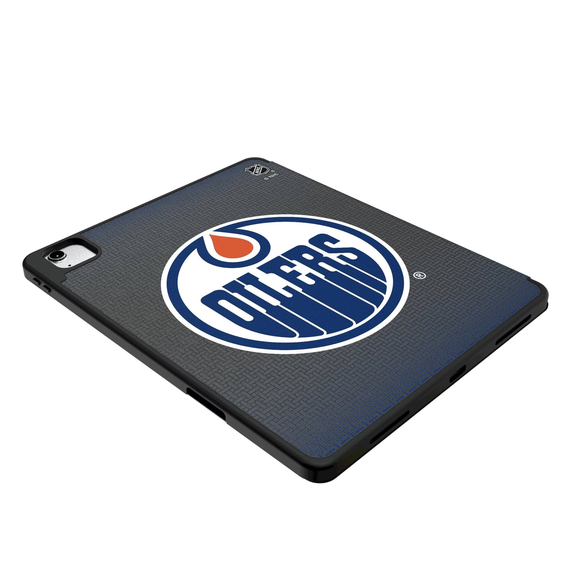 Alt View 2. Keyscaper - Edmonton Oilers iPad Case - 13in Air M2 - Black.