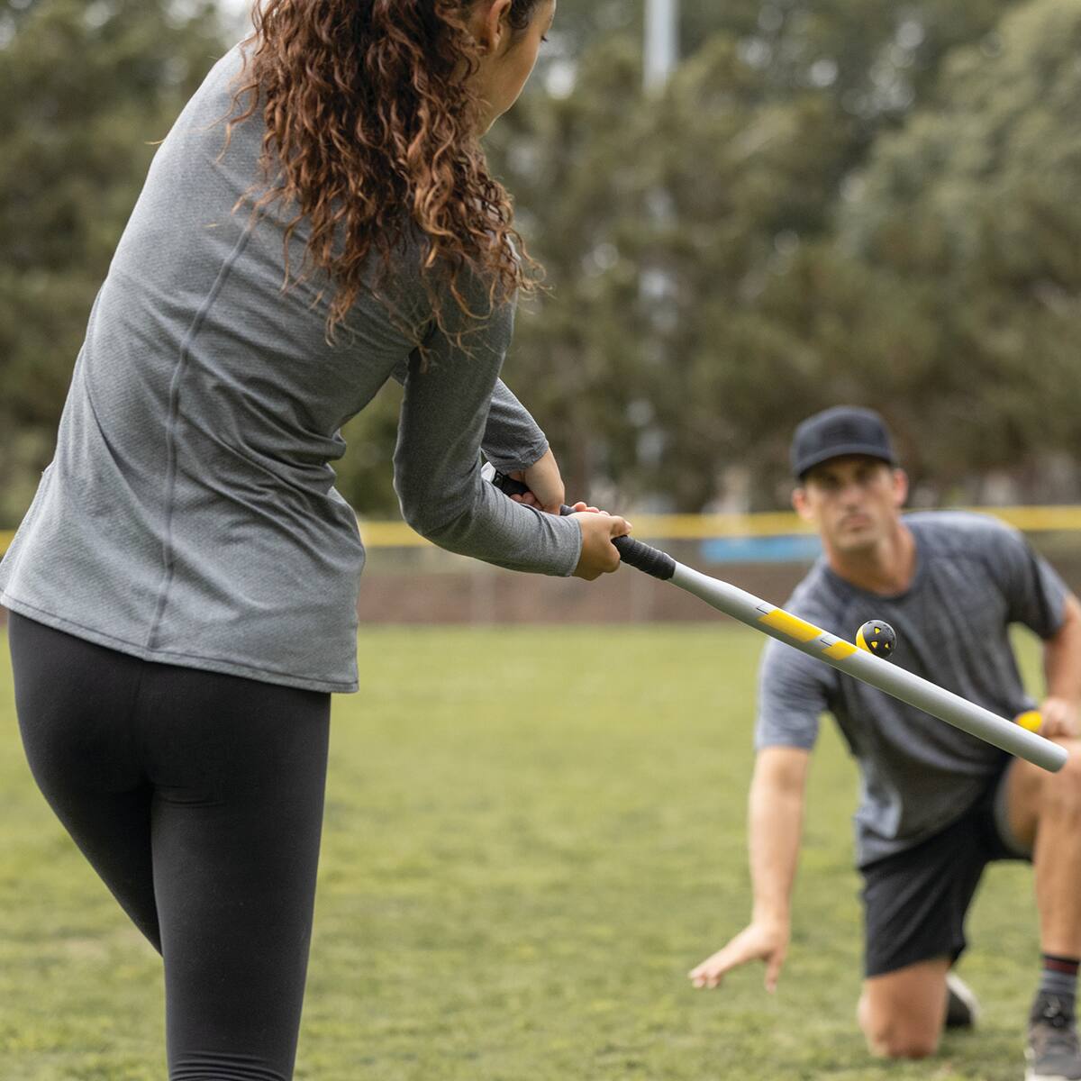 Alt View 2. SKLZ - SKLZ Quick Stick Underload Speed Training Bat - Gray - Gray.