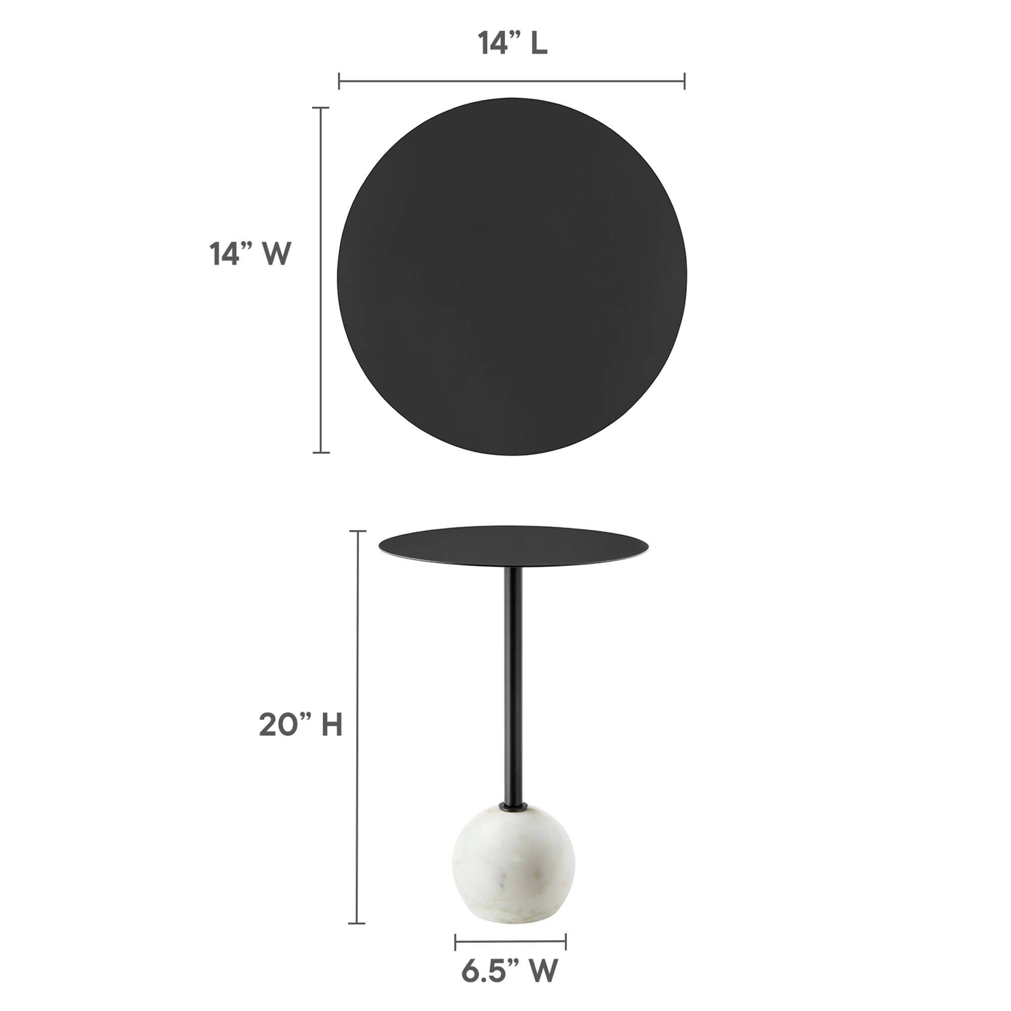 14" L x 14" W x 20" H x 6.5" W