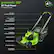 greenworks B0Y 21" Push Mower
4.0 Ah Battery and Charger
YEAR 4 TOOL & BATTERY WARRANTY
EZ FOLD™ ALUMINUM HANDLES
4-IN-1 SYSTEM: REAR BAGGER, MULCH, SIDE DISCHARGE AND TURBO LEAF PICKUP
60L GRASS BAGGER
7-POSITION HEIGHT ADJUSTMENT
POWERFUL BRUSHLESS MOTOR
LED HEADLIGHTS
10" REAR WHEELS
8" FRONT WHEELS
21" DURABLE STEEL DECK