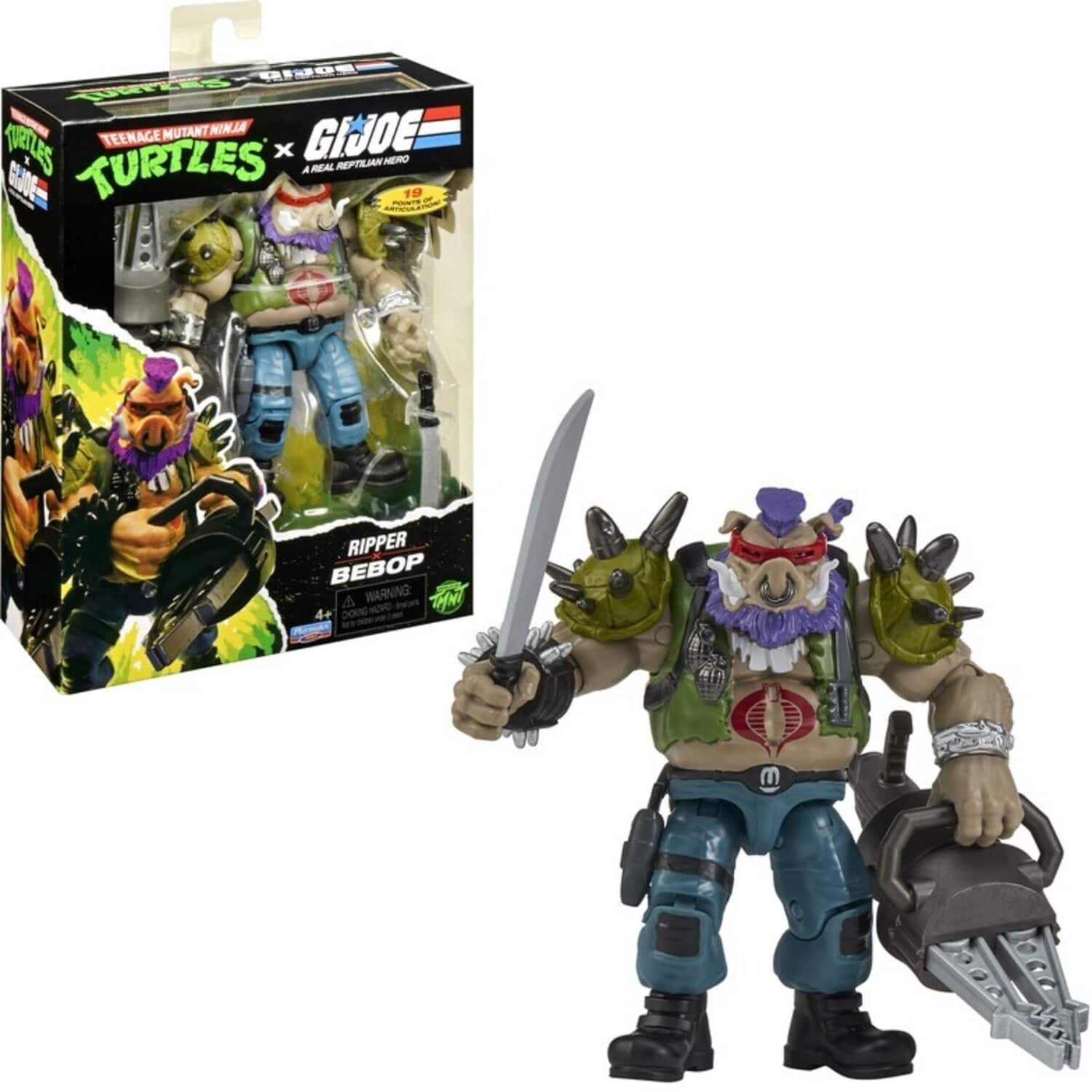 PopMarket - Teenage Mutant Ninja Turtles x G.I. Joe - Ripper x Bebop Action Figure (TMNT) - COLLECTIBLES - Multicolor price history on PriceWatchPro