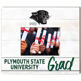 Jardine - Plymouth State Panthers 13.5" x 11.5" Grad Frame - White