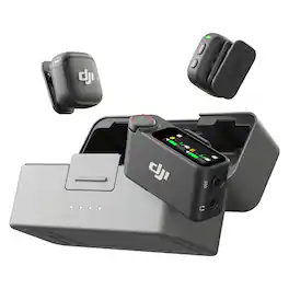DJI - Mic 3 (2 TX + 1 RX + Charging Case) - Black