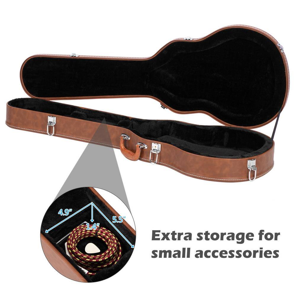 4.9" 5.5" 1.4"  
Extra storage for small accessories