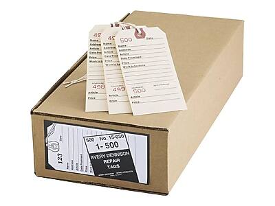 49 4S 500 498 499 500 123 No. 15-030 1 - 500 AVERY DENNISON REPAIR TAGS