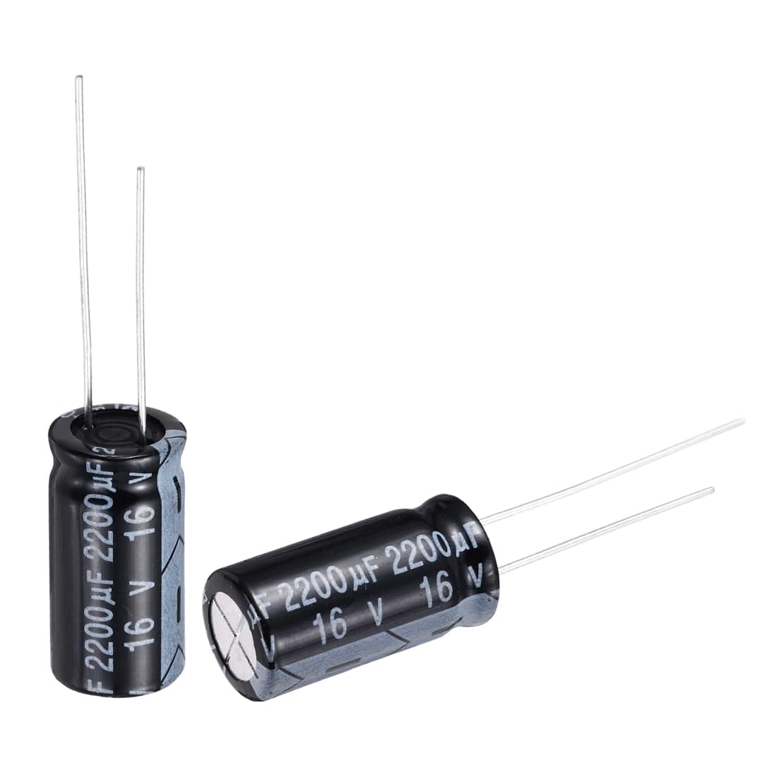 Unique Bargains - 2200uF 16V 10x20mm Electrolytic Capacitor, Radial Leads Aluminum, 18pcs, 105C High Temp for TVs, LCD Monitor, VCD - Black price history on PriceWatchPro