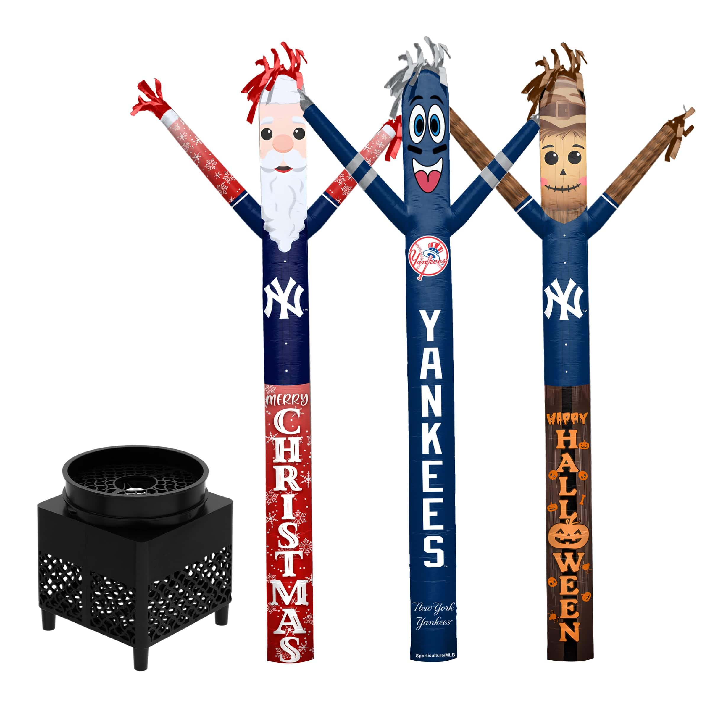 Sporticulture - New York Yankees Inflatable Crazy Sports Fan Bundle Set - Multicolor