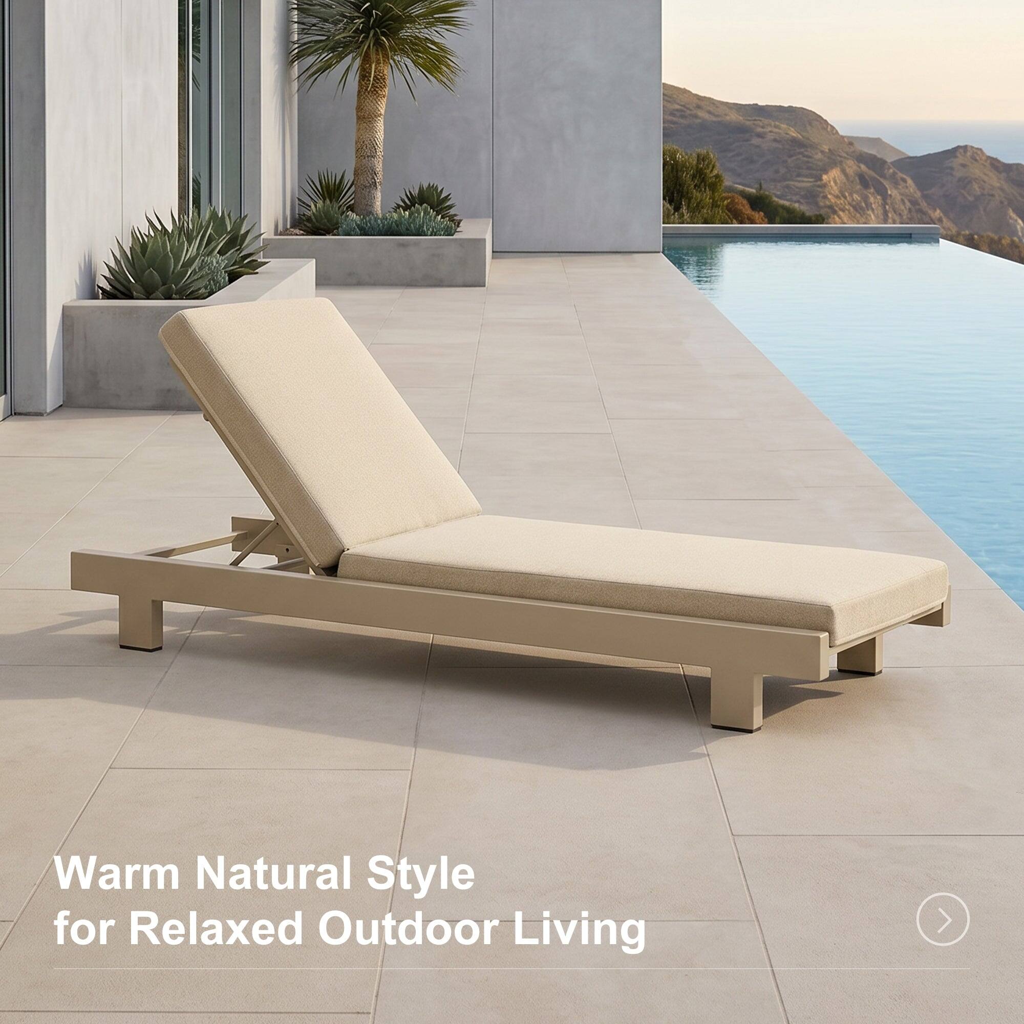 Warm Natural Style for Relaxed Outdoor Living