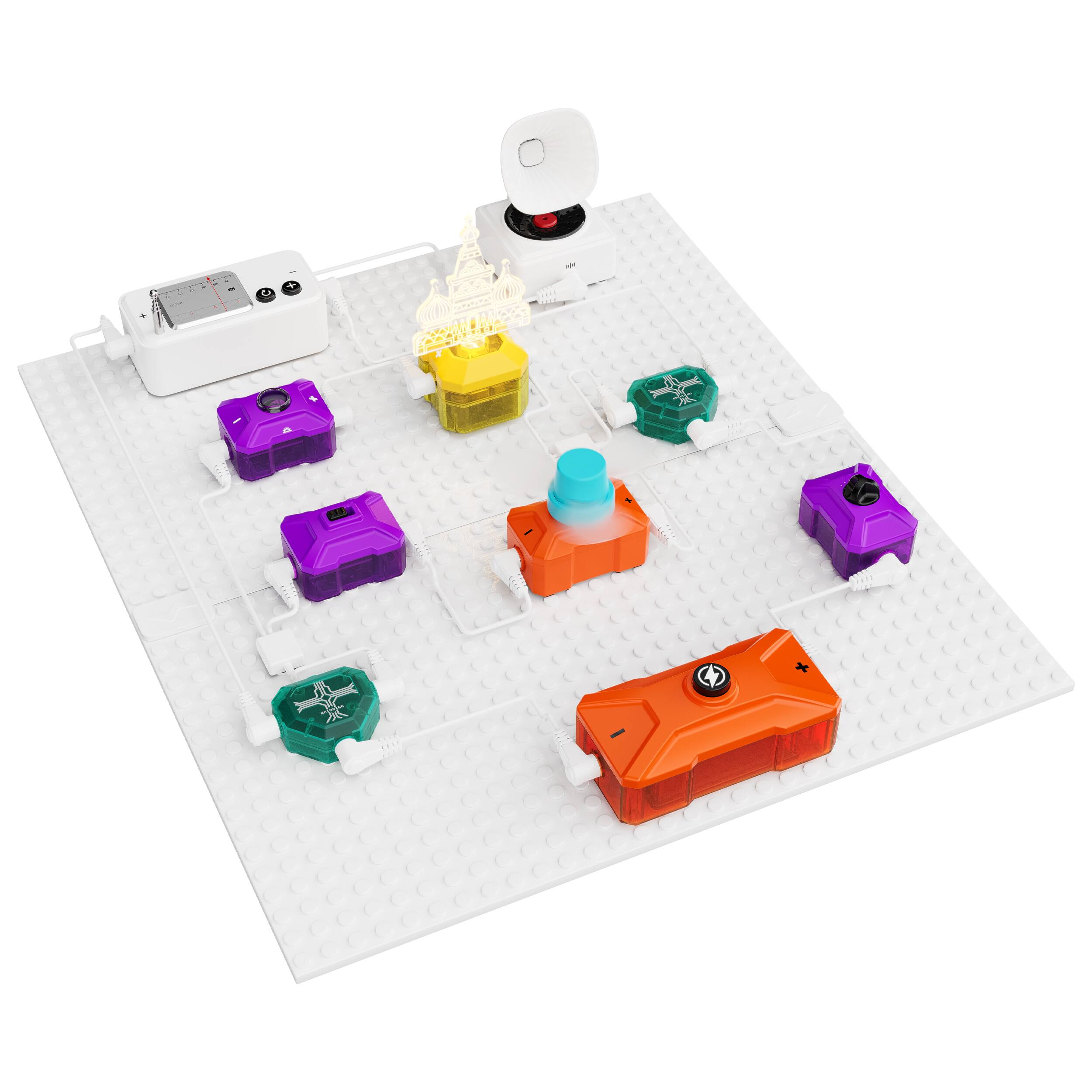 Alt View 3. Contixo - ST36 Science Circuit Block Set, STEM Electronic Building Kit, Hands-On Learning Circuit Blocks.