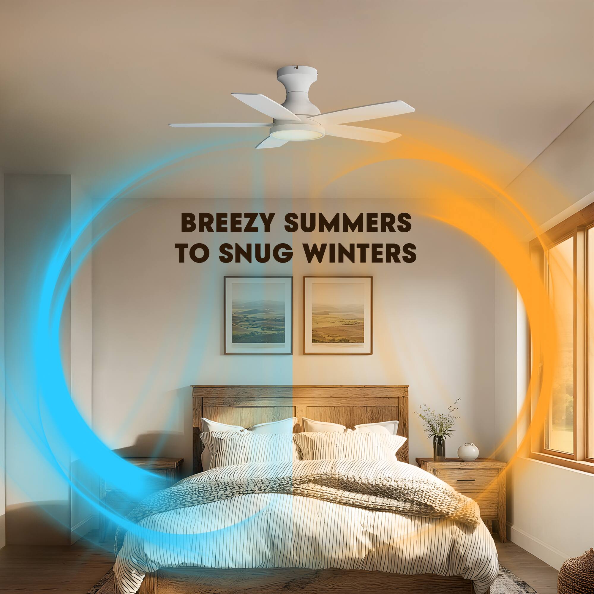 BREEZY SUMMERS TO SNUG WINTERS