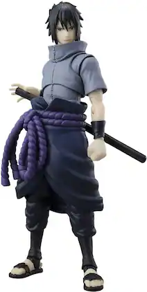 PopMarket - Tamashii Nations - Naruto - S.H.Figuarts - Sasuke Uchiha Solitary Shinobi Action Figure - COLLECTIBLES - Multicolor