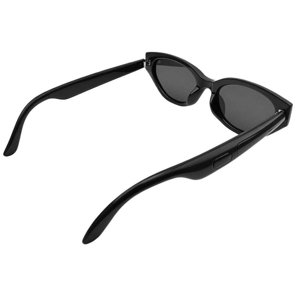 Left. Posh Tech - Josie Cateye Smart Sunglasses Josie Cateye Smart Sunglasses - Black.