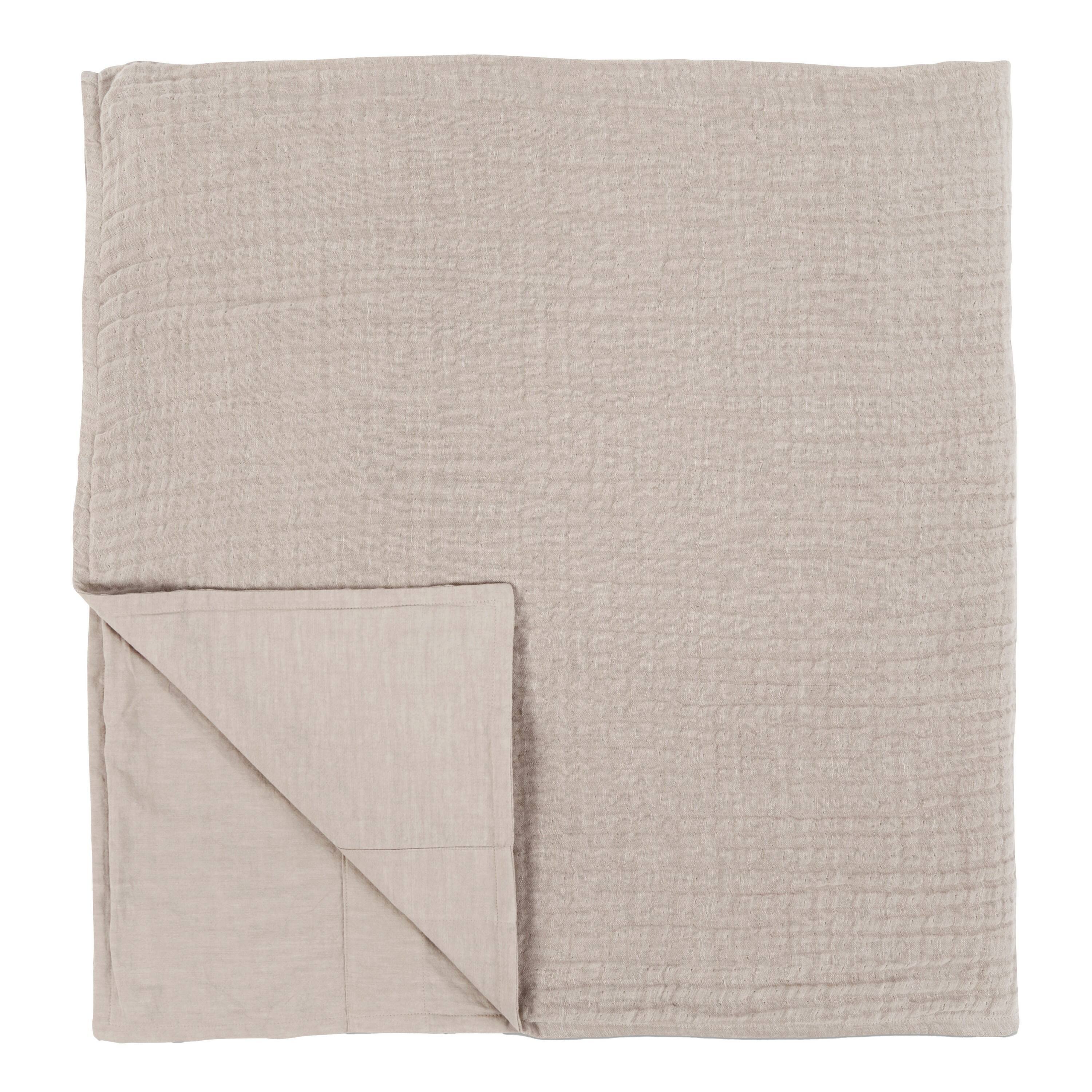Front. Manhattan Lane - Irma Queen Size Duvet Cover, Pre Shrunk,  Cotton, Premium Linen - Brown.