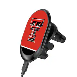 Keyscaper - Texas Tech Red Raiders Wireless Magnetic Car Charger - Multicolor