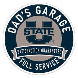 Fan Creations - Utah State Aggies 16" Dad's Garage Wood Sign - Multicolor