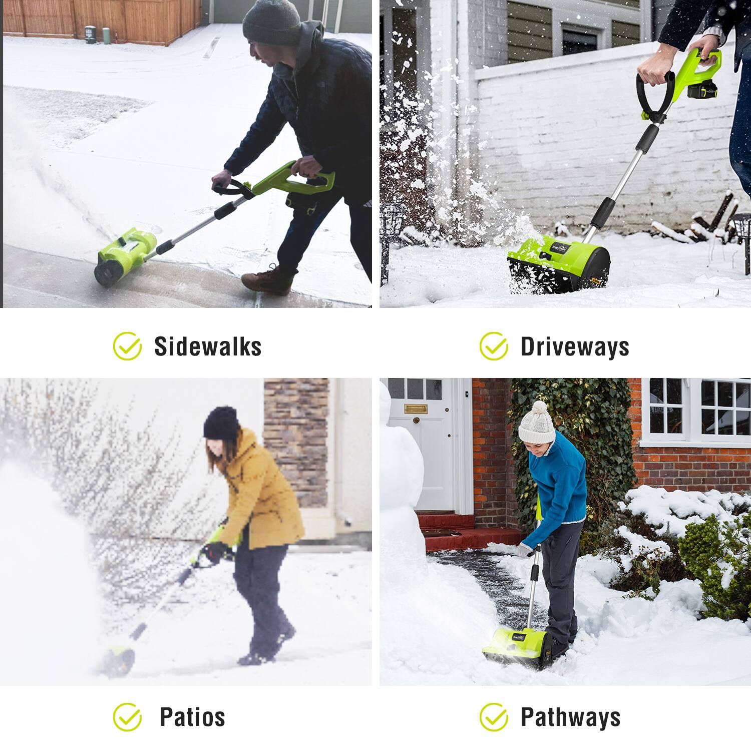 - Sidewalks
- Driveways
- Patios
- Pathways