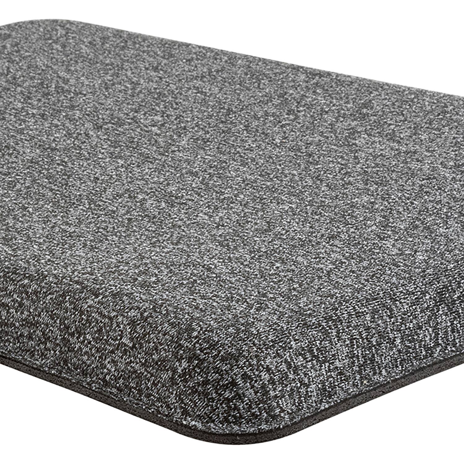 Alt View 4. Allsop - Premium Plush Angled Mouse Pad - GRAY.