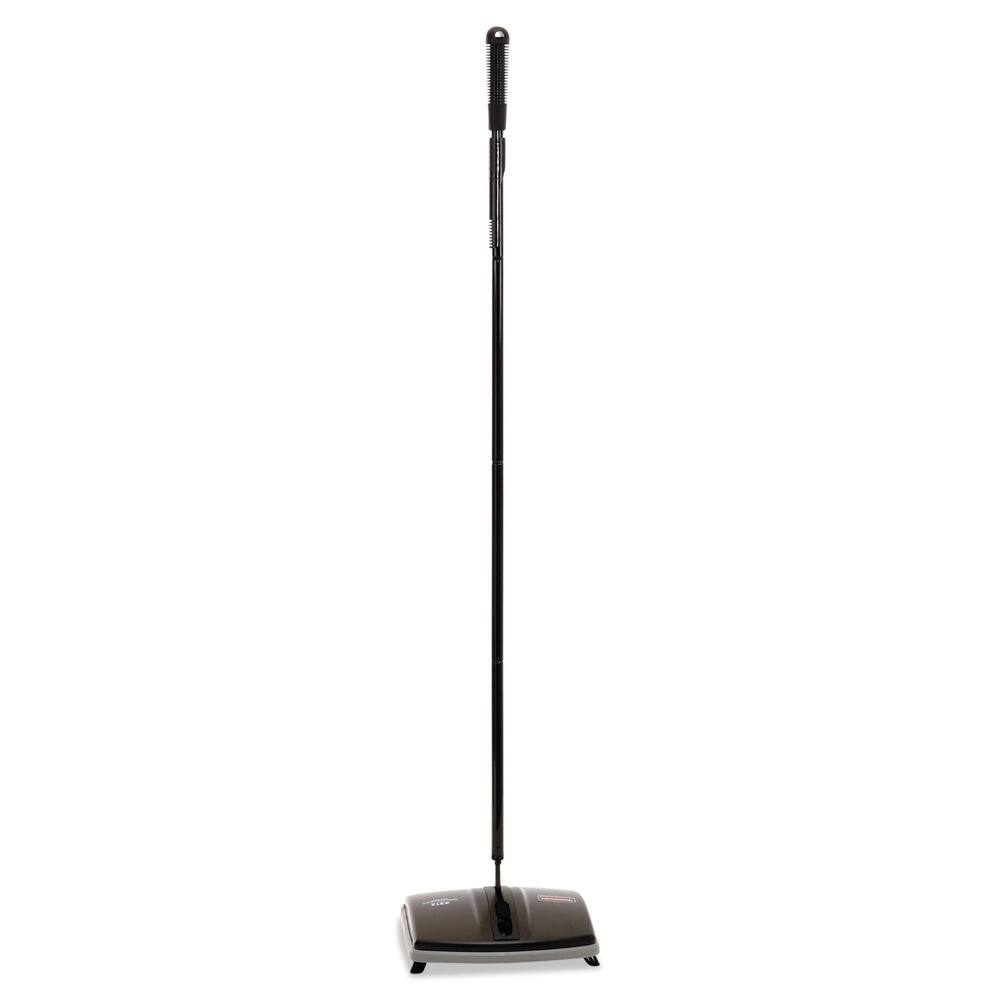 Angle. RubberMaid - Rubbermaid Commercial FG421288BLA 44 in. Handle Floor and Carpet Sweeper - Black/Gray - Black/Gray.