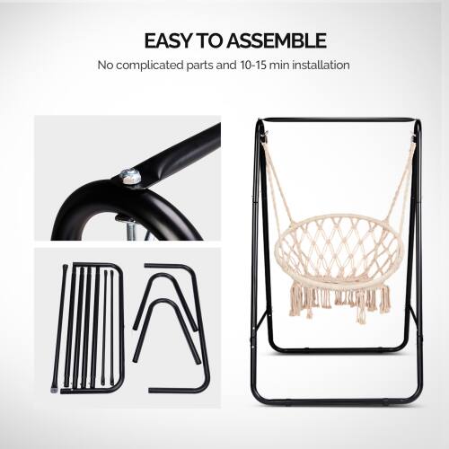 EASY TO ASSEMBLE  
No complicated parts and 10-15 min installation