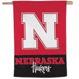 WinCraft - Nebraska Huskers 28" x 40" Applique Vertical Banner - Multicolor