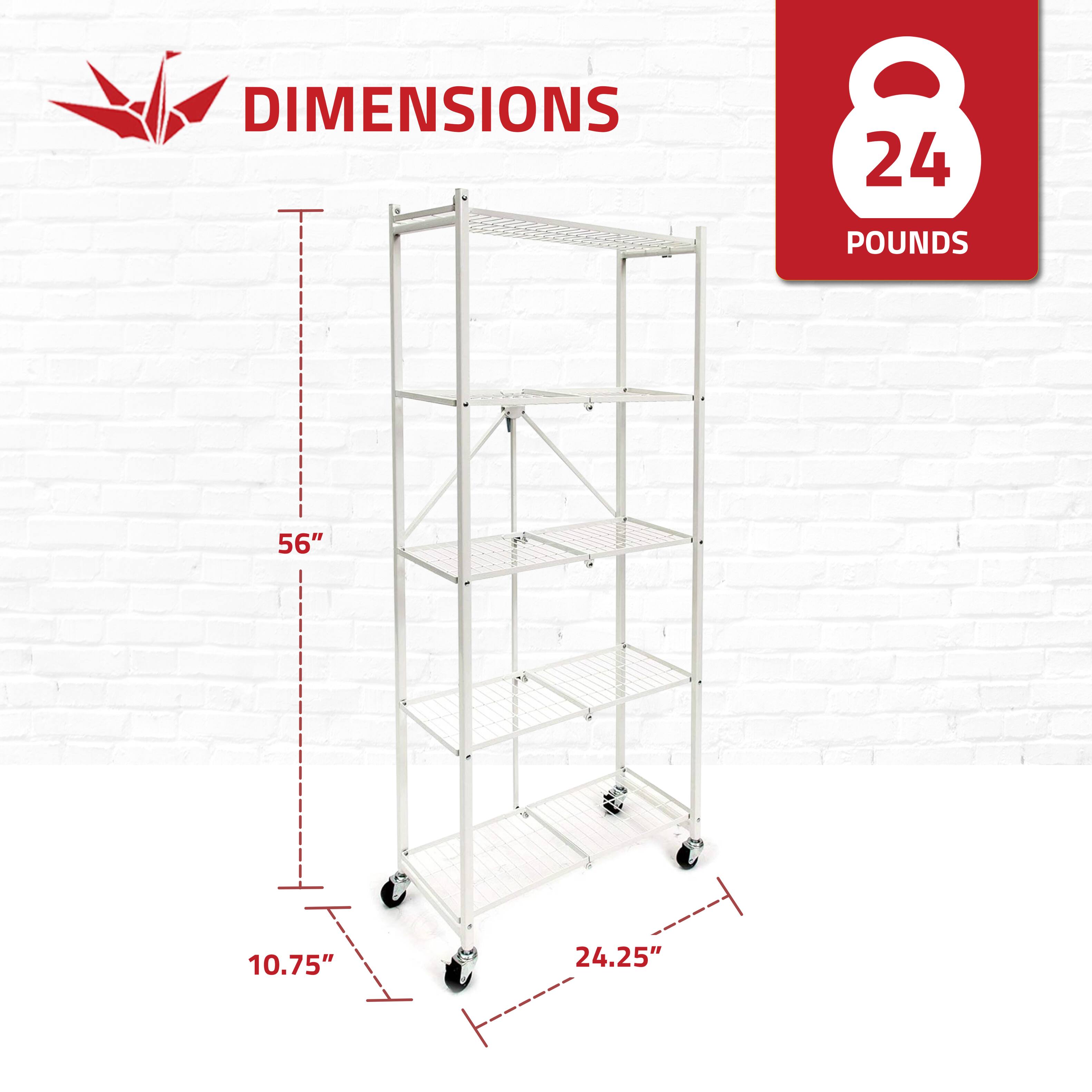 DIMENSIONS  
24 POUNDS  
56"  
10.75"  
24.25"