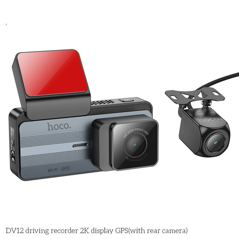 hoco.
Wi-Fi GPS
WIDE ANGLE LENS
140°
41 MEGAPIXELS
2K
DV12 driving recorder
2K display GPS (with rear camera)